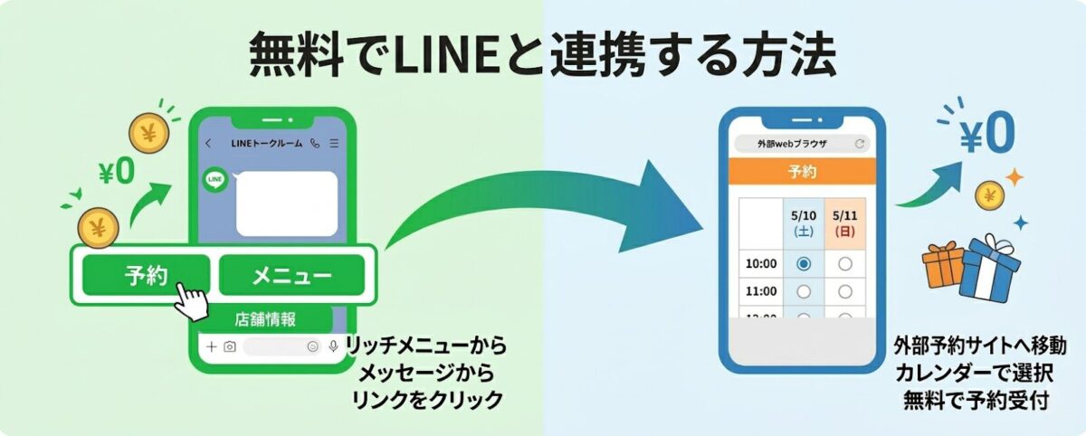 無料でLINEと連携する方法
