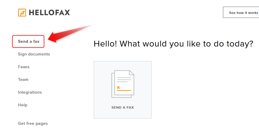 Hellofaxの使い方