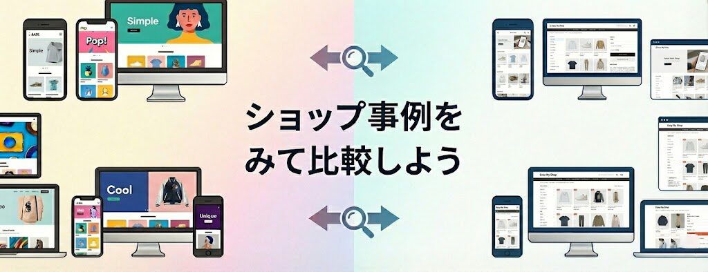 BASEとイージーマイショップのデザインを比較
