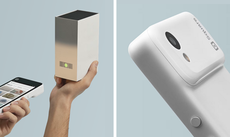 Square ハンディ のバーコードスキャナーとカメラ