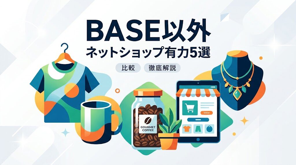 BASE以外でネットショップを作るなら？有力5候補の強みと違いを徹底解説
