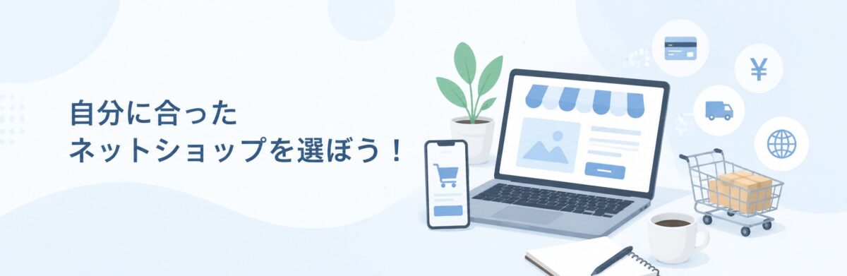 自分に合った無料ネットショップの選び方