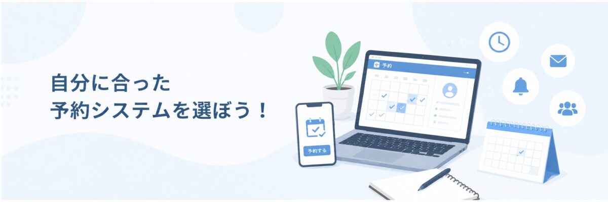 自分に合った無料予約システムの選び方